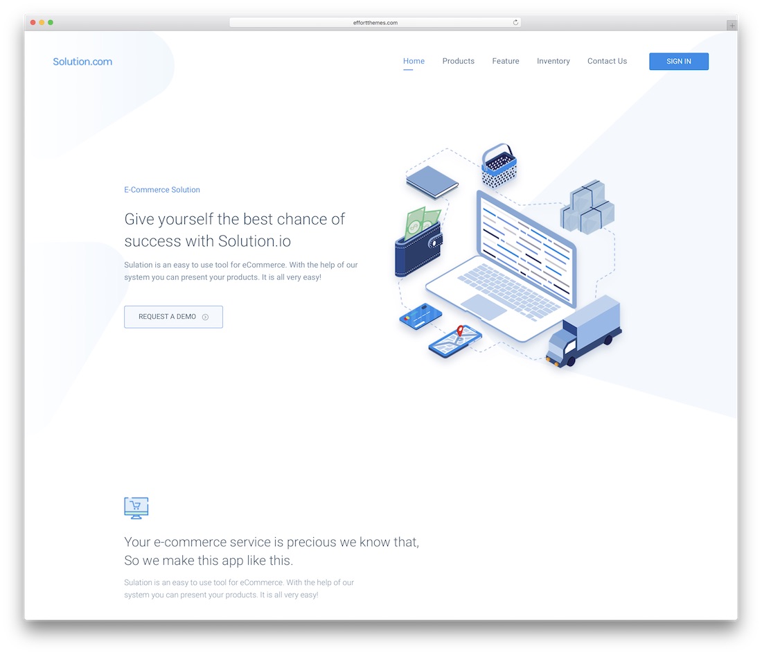 modèle de site Web d'entreprise de printemps