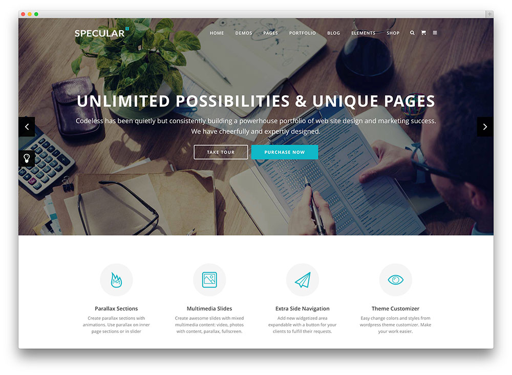 tema korproate minimal unik yang unik