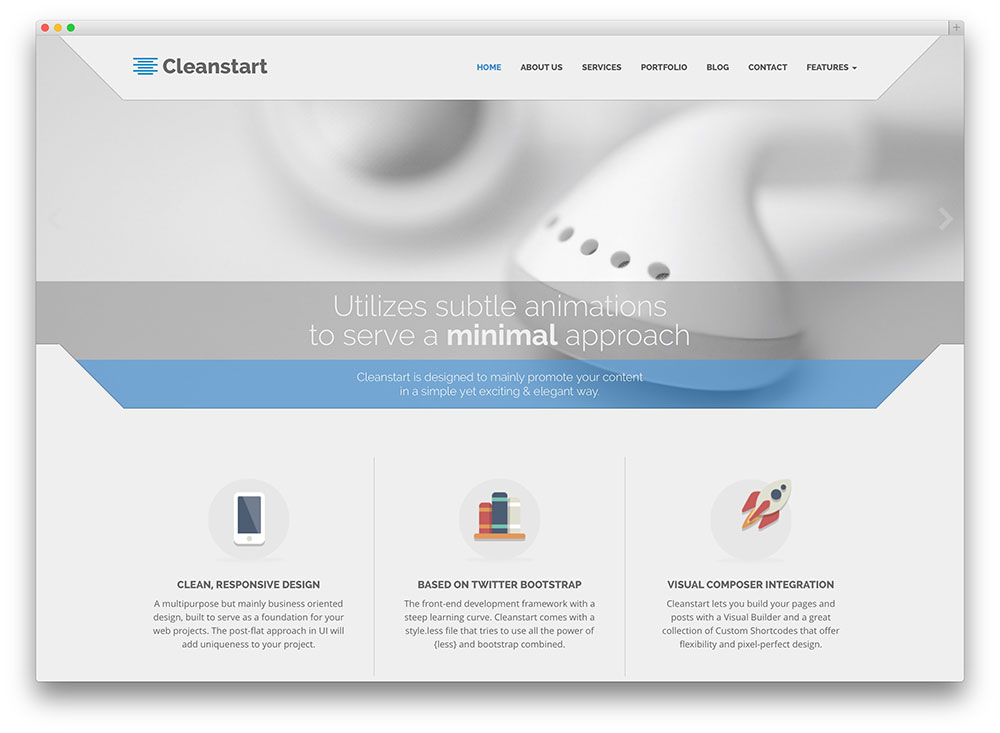 tema bisnis keuangan ekspresif cleanstart