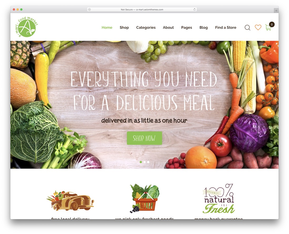 Przyjazny dla środowiska motyw wordpress amart