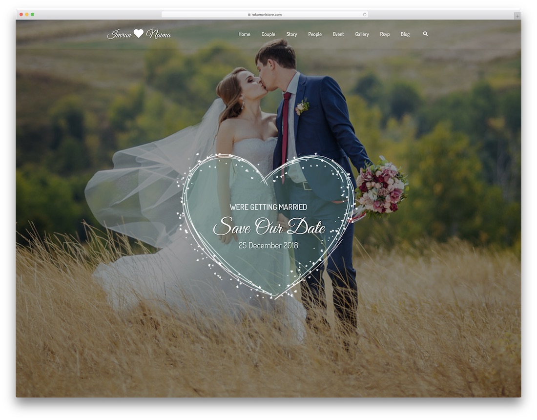 thème de mariage wordpress lavelo