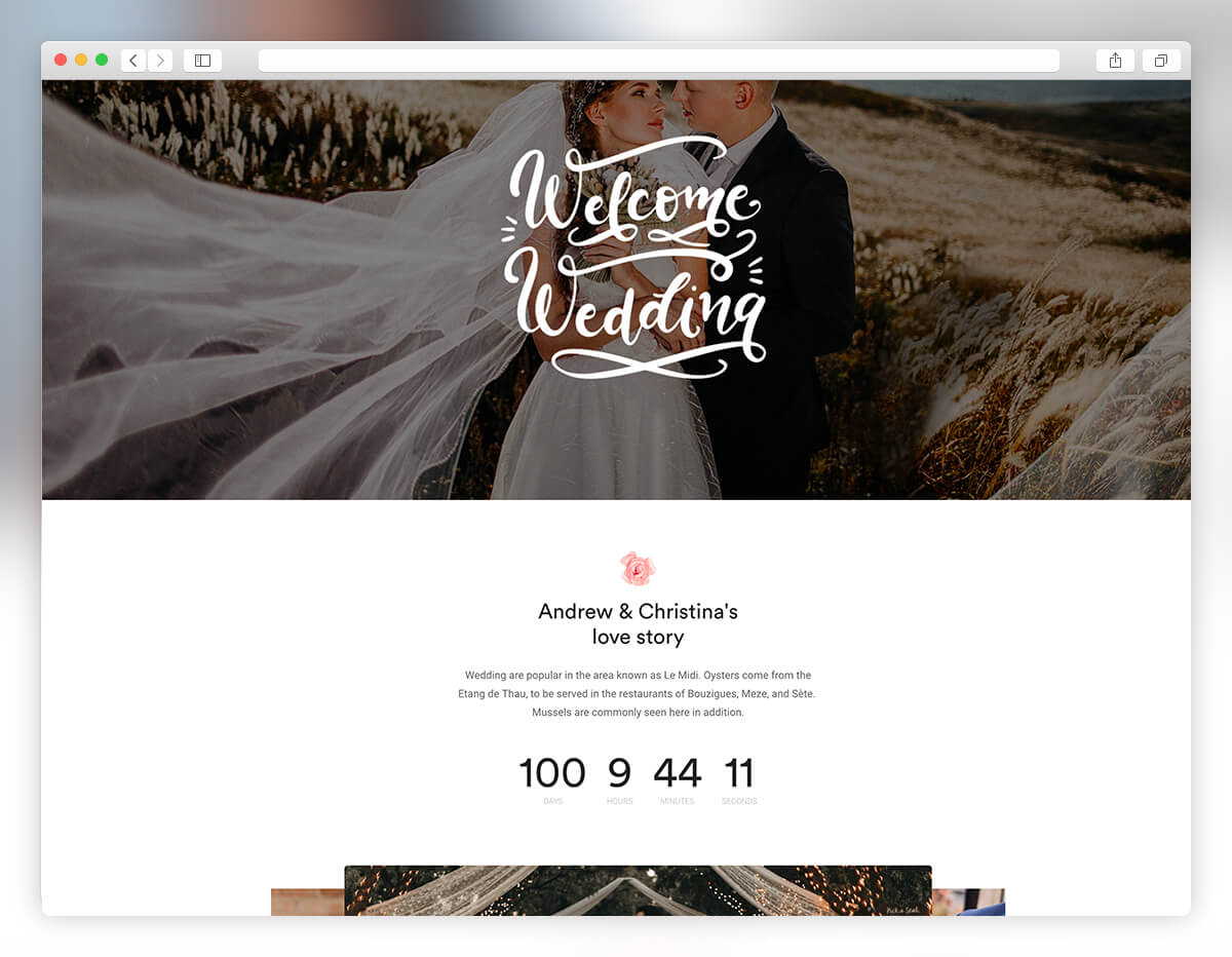 thèmes wordpress de mariage