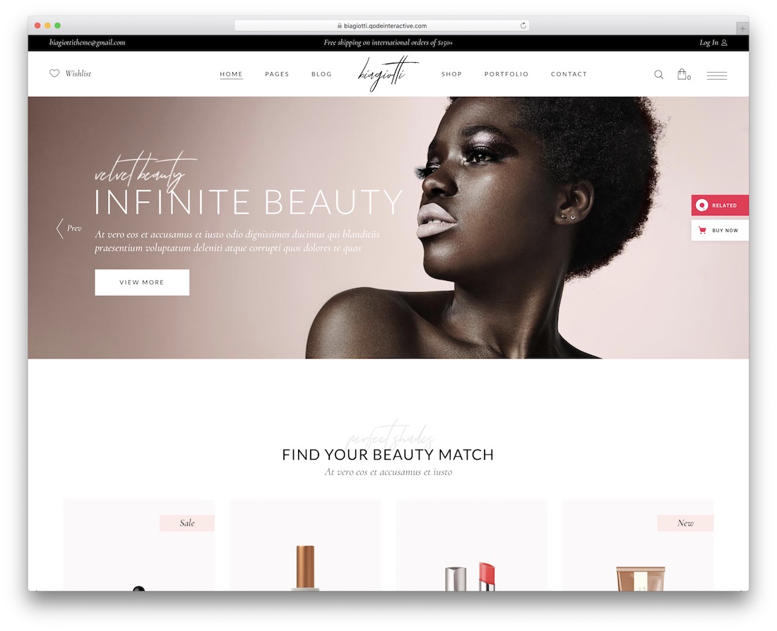 biagiotti e-ticaret wordpress teması