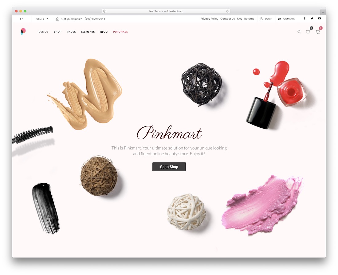 Pinkmart e-ticaret wordpress teması.