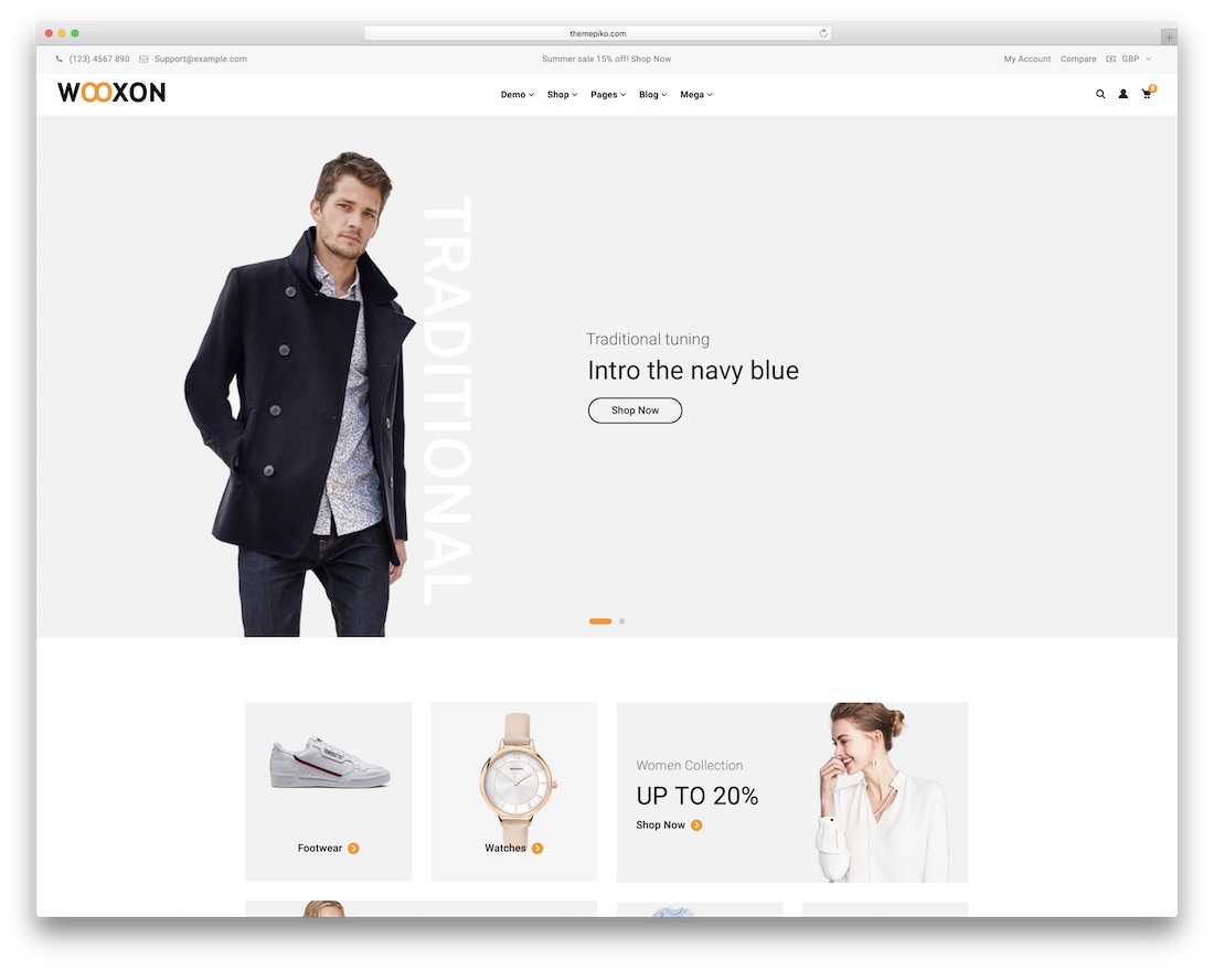 wooxon ecommerce wordpress theme