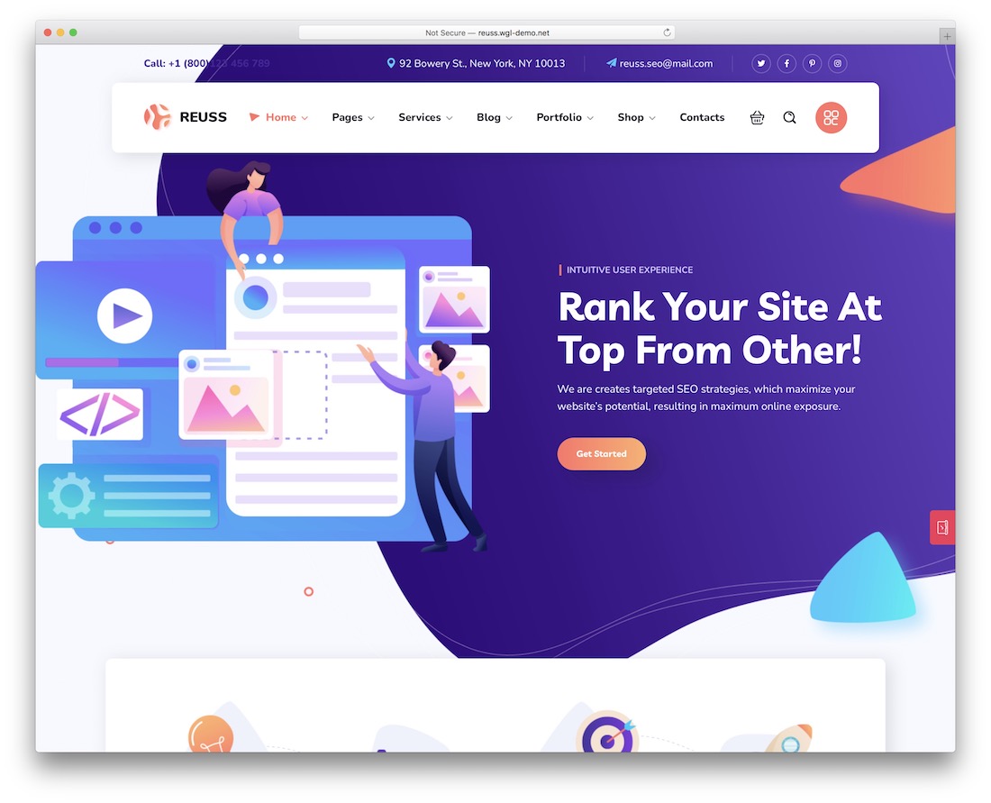 reuss marketing tema wordpress
