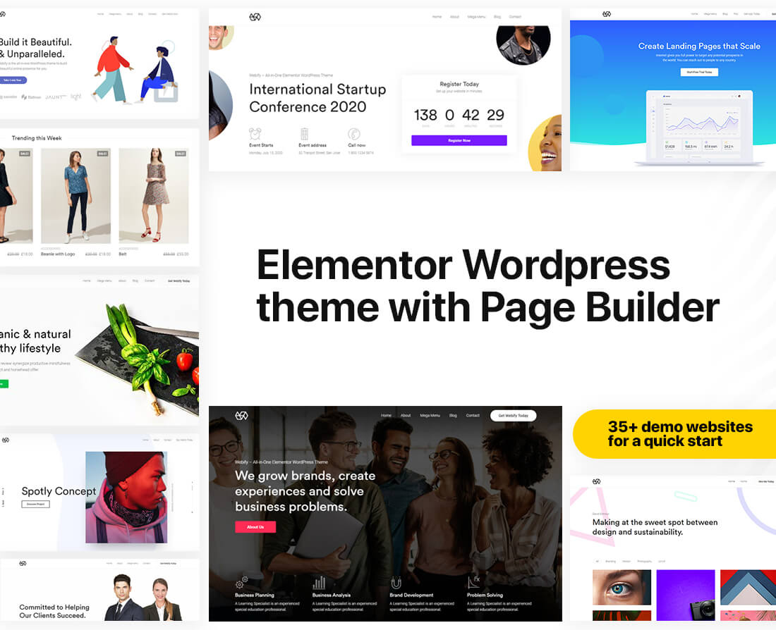 Tema WordPress di marketing personalizzabile