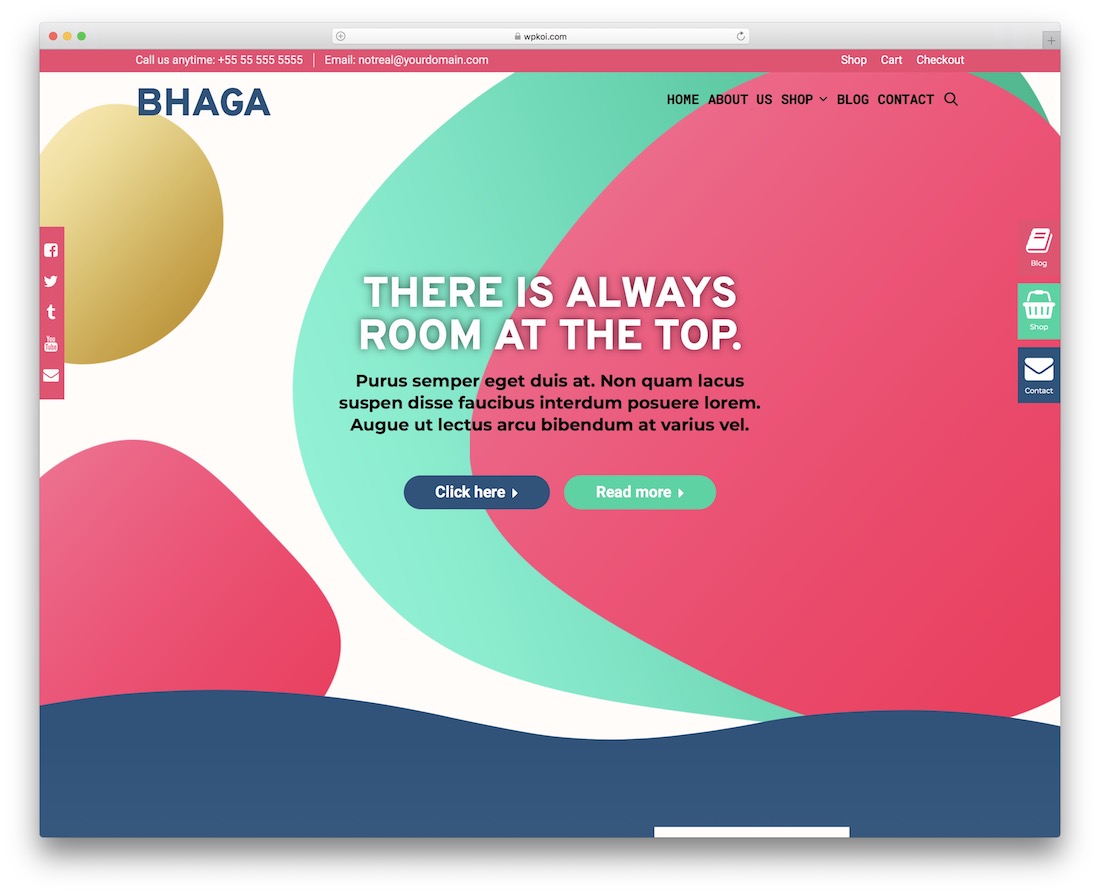 bhaga無料の多目的ワードプレステーマ