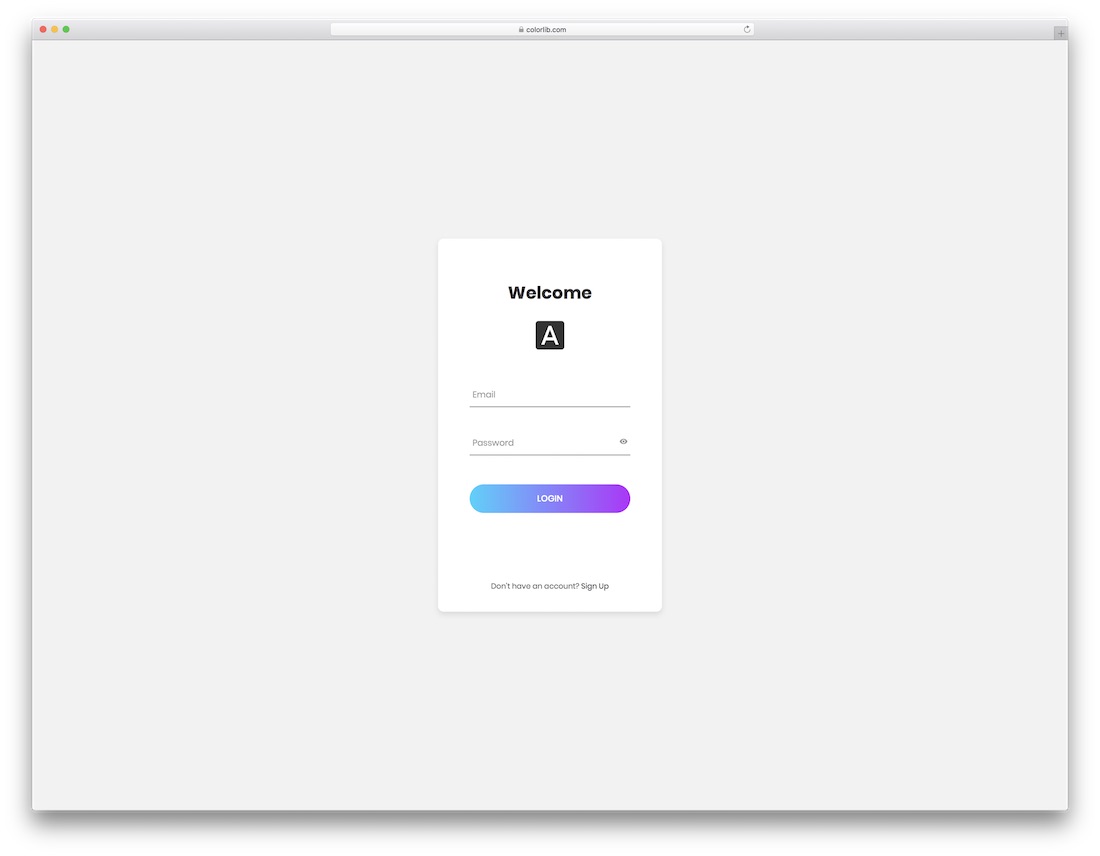 formulaire de connexion v2