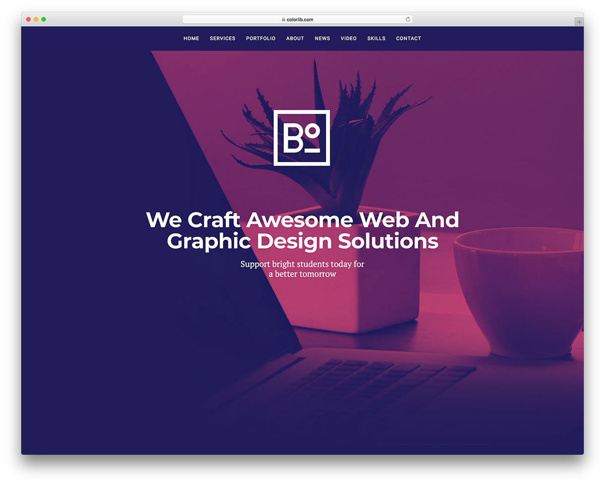 boxus free mobile-friendly website template