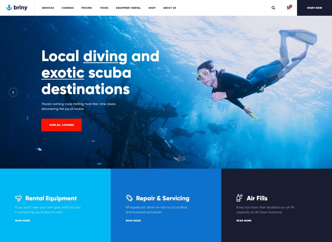 salamura | Tüplü Dalış Okulu ve Su Sporları WordPress Teması