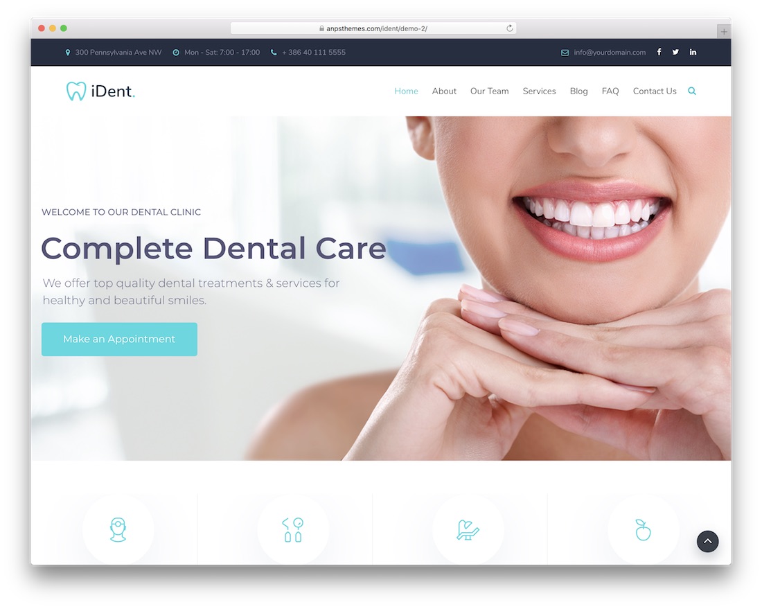thème wordpress médical ident health