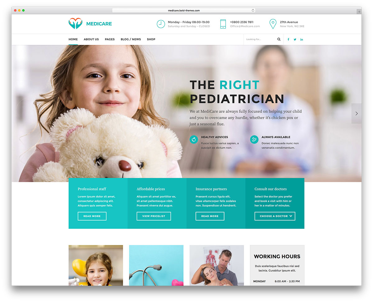 Meilleurs thèmes médicaux WordPress