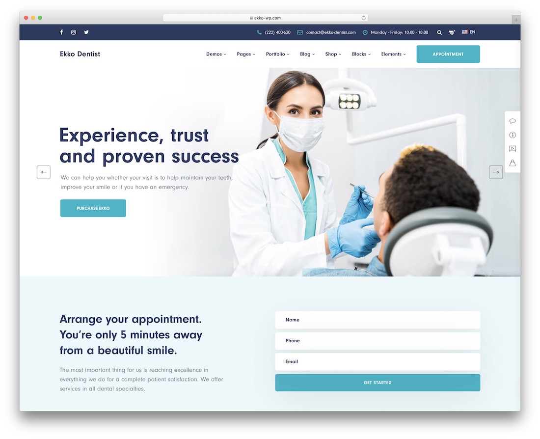 tema wordpress dokter ekko