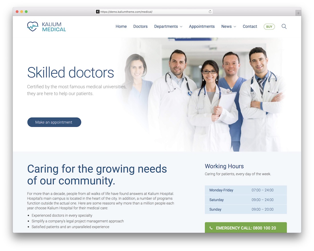 tema wordpress dokter kalium