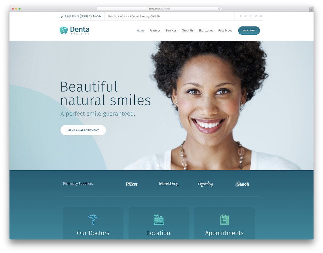 diş wordpress diş hekimi teması