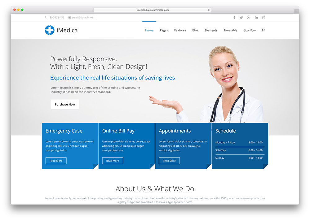 imedica-popüler-diş hekimi-wordpress-teması