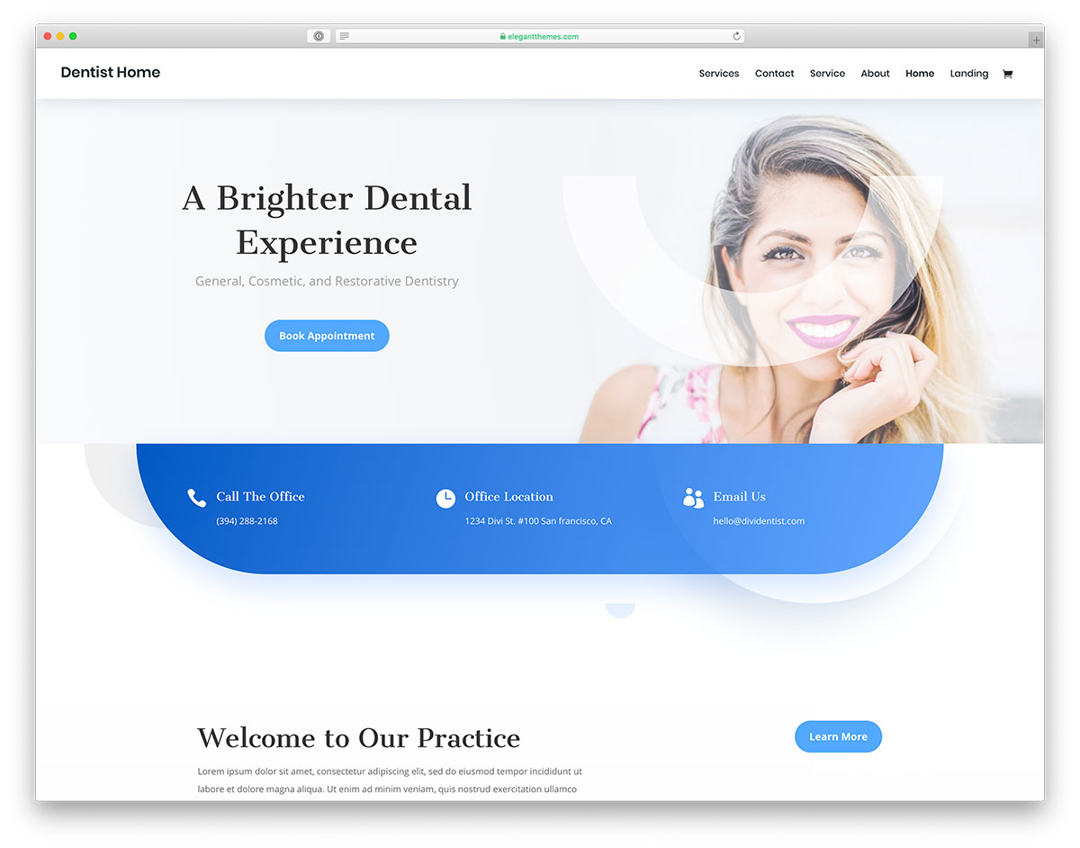 Diş WordPress teması