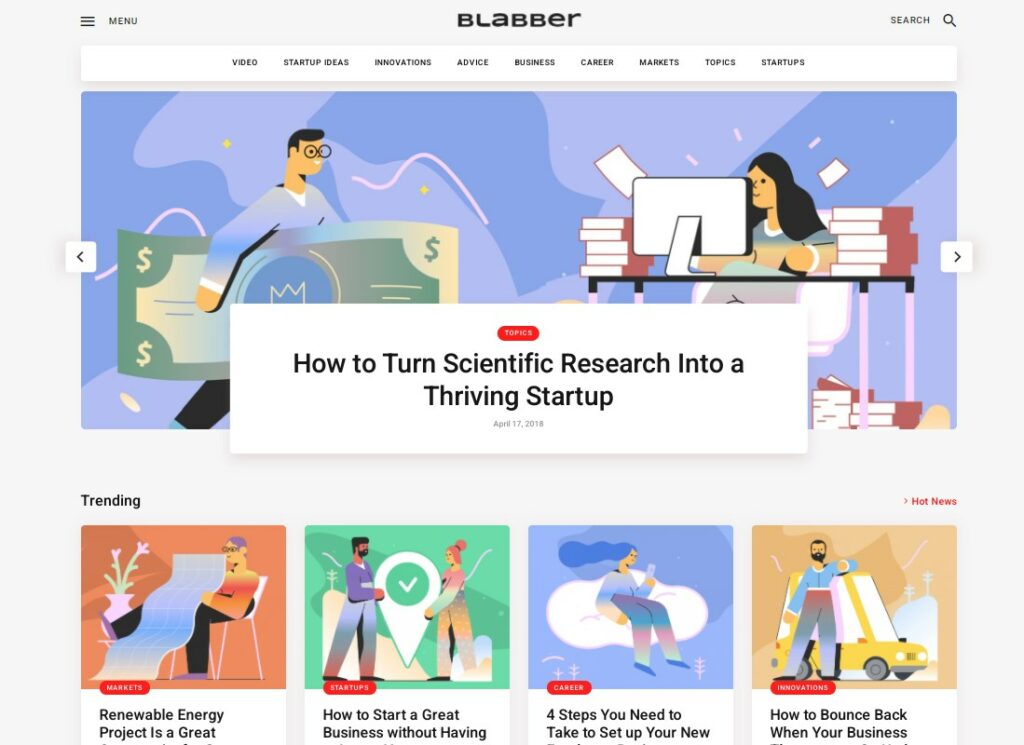Blabber | All-in-One Elementor Blog & News Magazine Tema WordPress + RTL