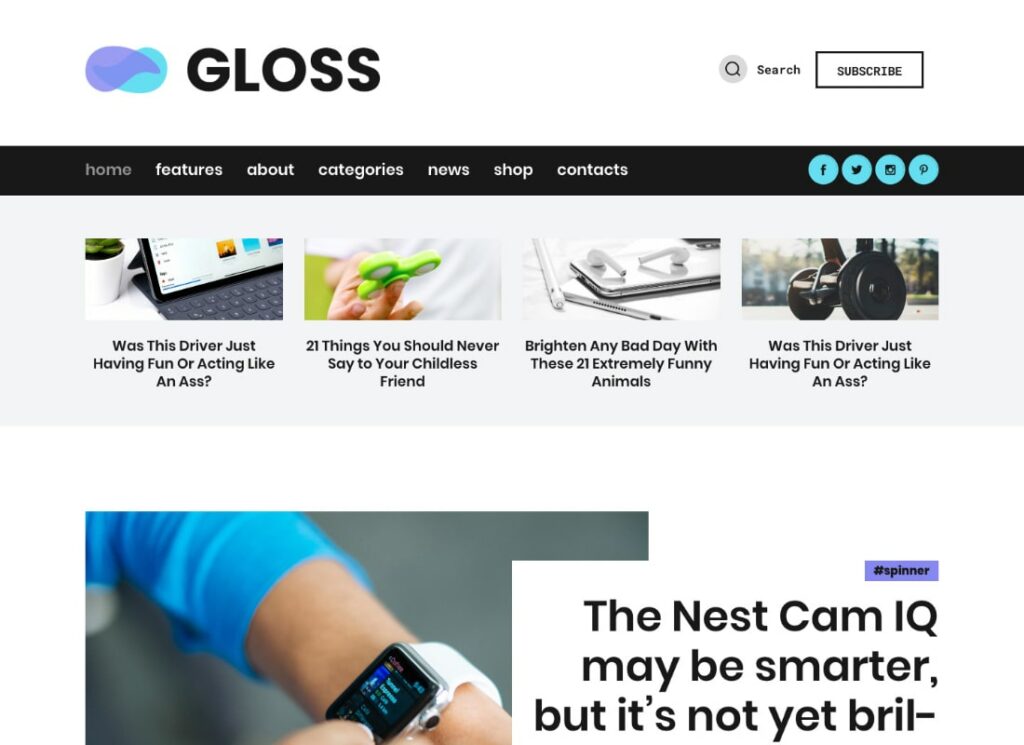 Lucido | Viral News Magazine WordPress Blog Tema + Negozio