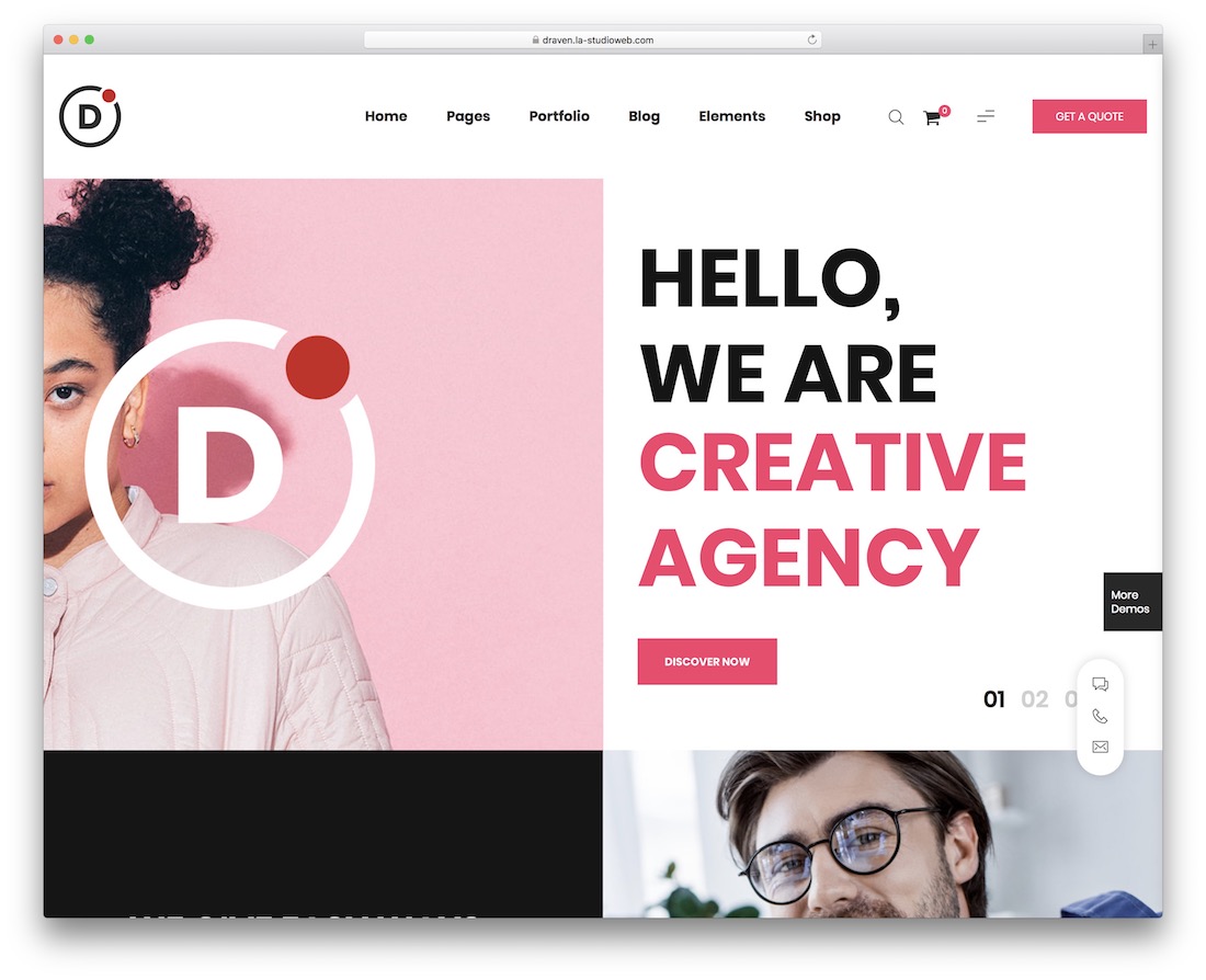 tema wordpress accessibile draven