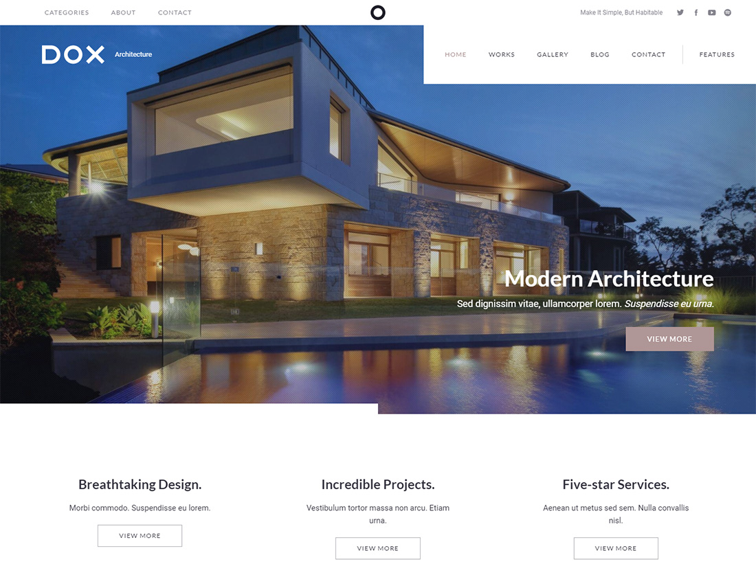 Tema WordPress accessibile da Dox
