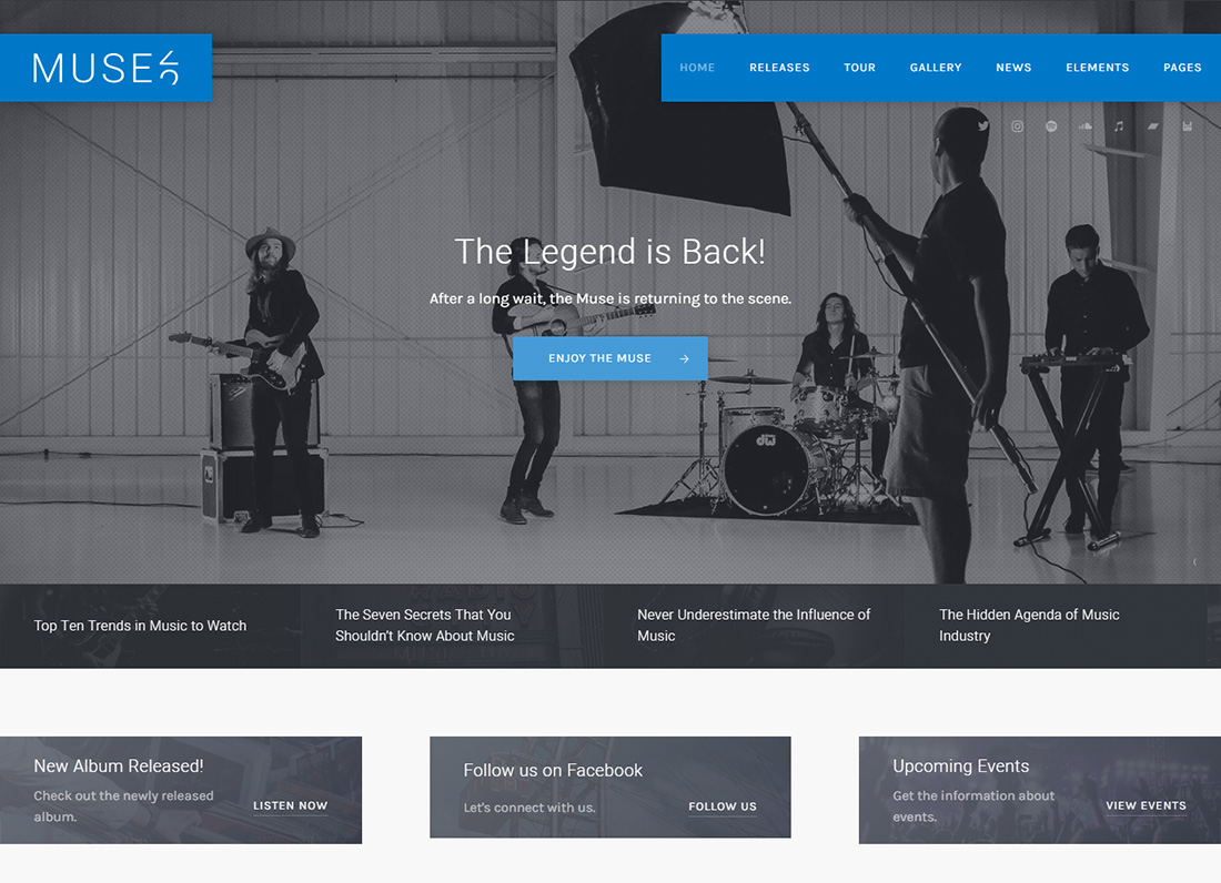 Tema WordPress accessibile Muse