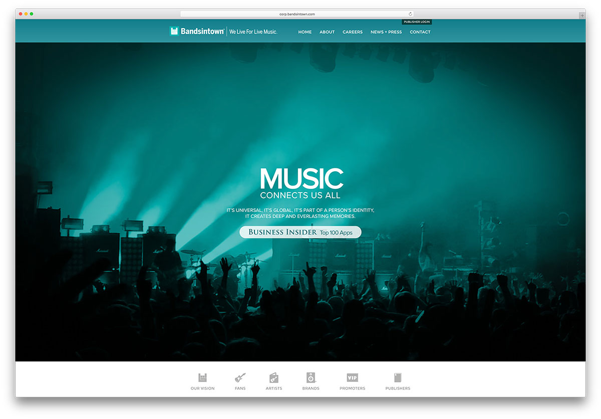bandintown-mobile-app-登陸頁面