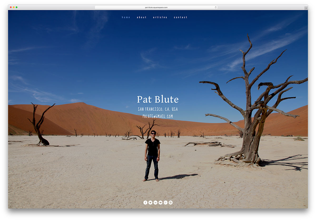 pat-blute-squarespace-personal-vcard-website