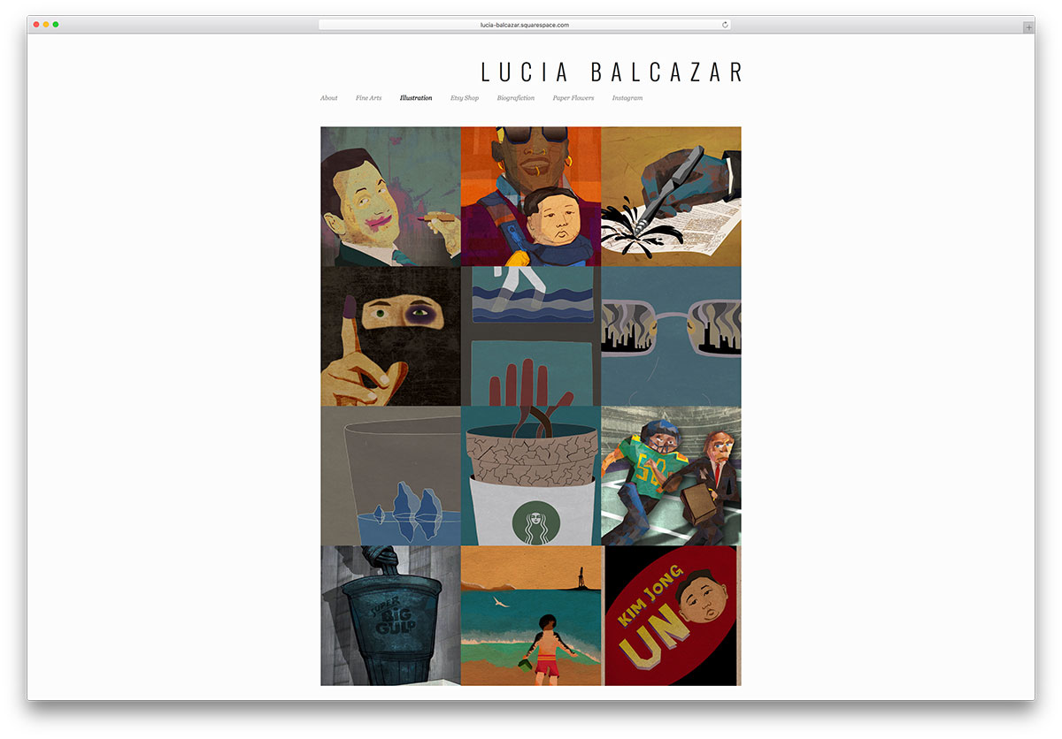 lucia-balcazar-squarespace-portfolio-wordpress-theme