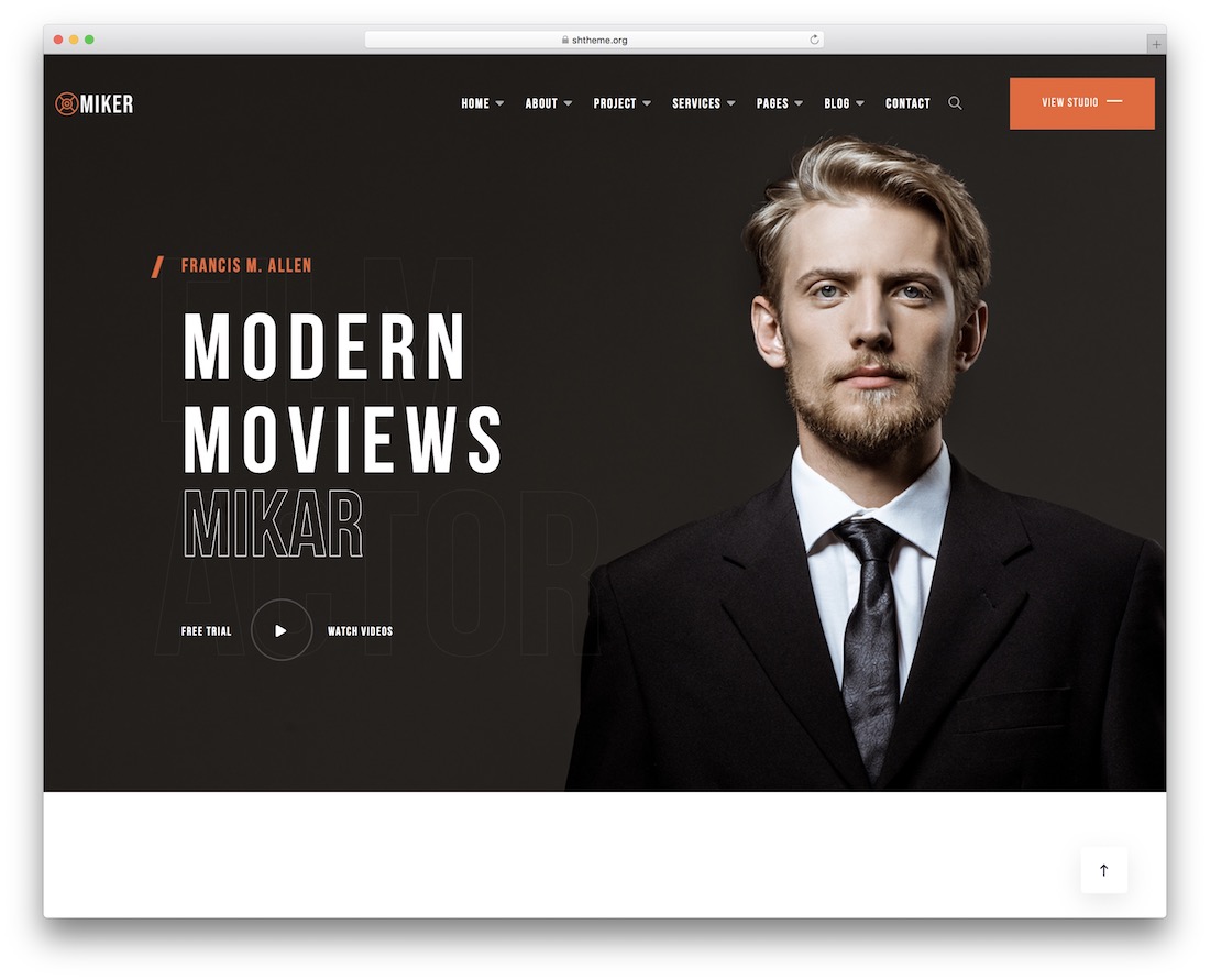 tema wordpress miker videografo