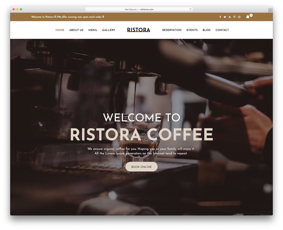 ristora wordpress 主題