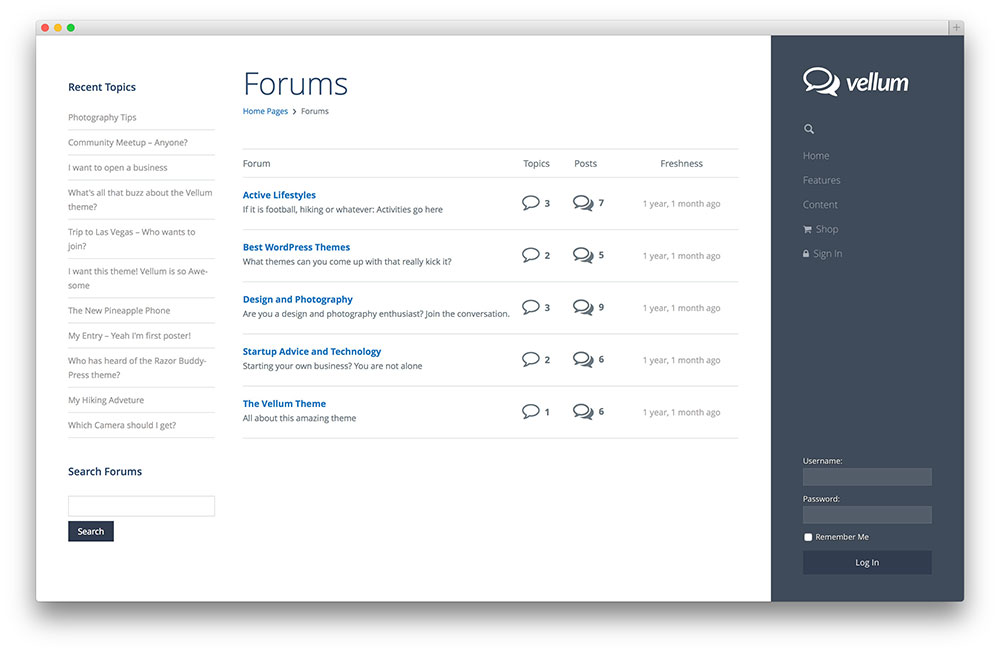 牛皮紙多用途 WordPress 社區主題