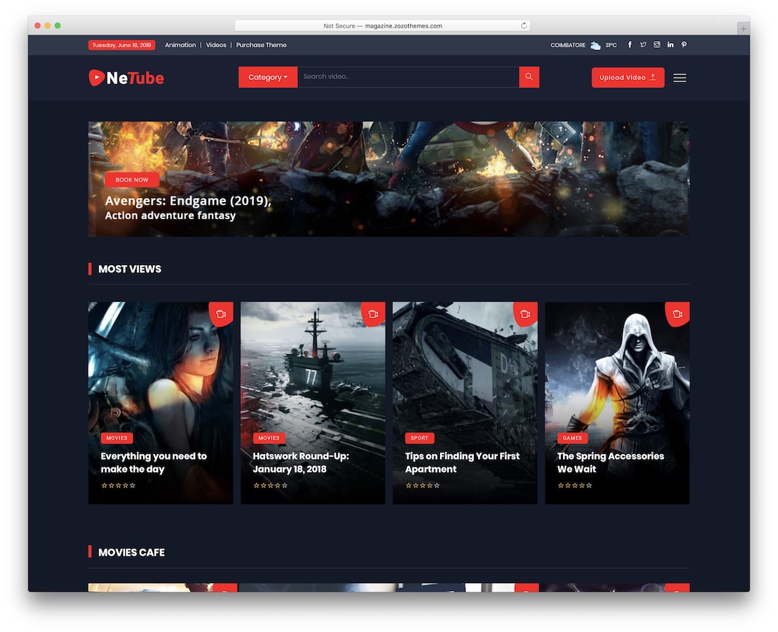 網管 wordpress 主題