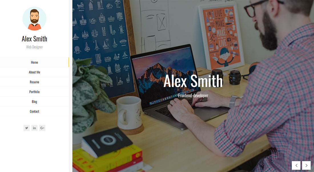 Kerge Resume / CV / vCard / Portfolio
