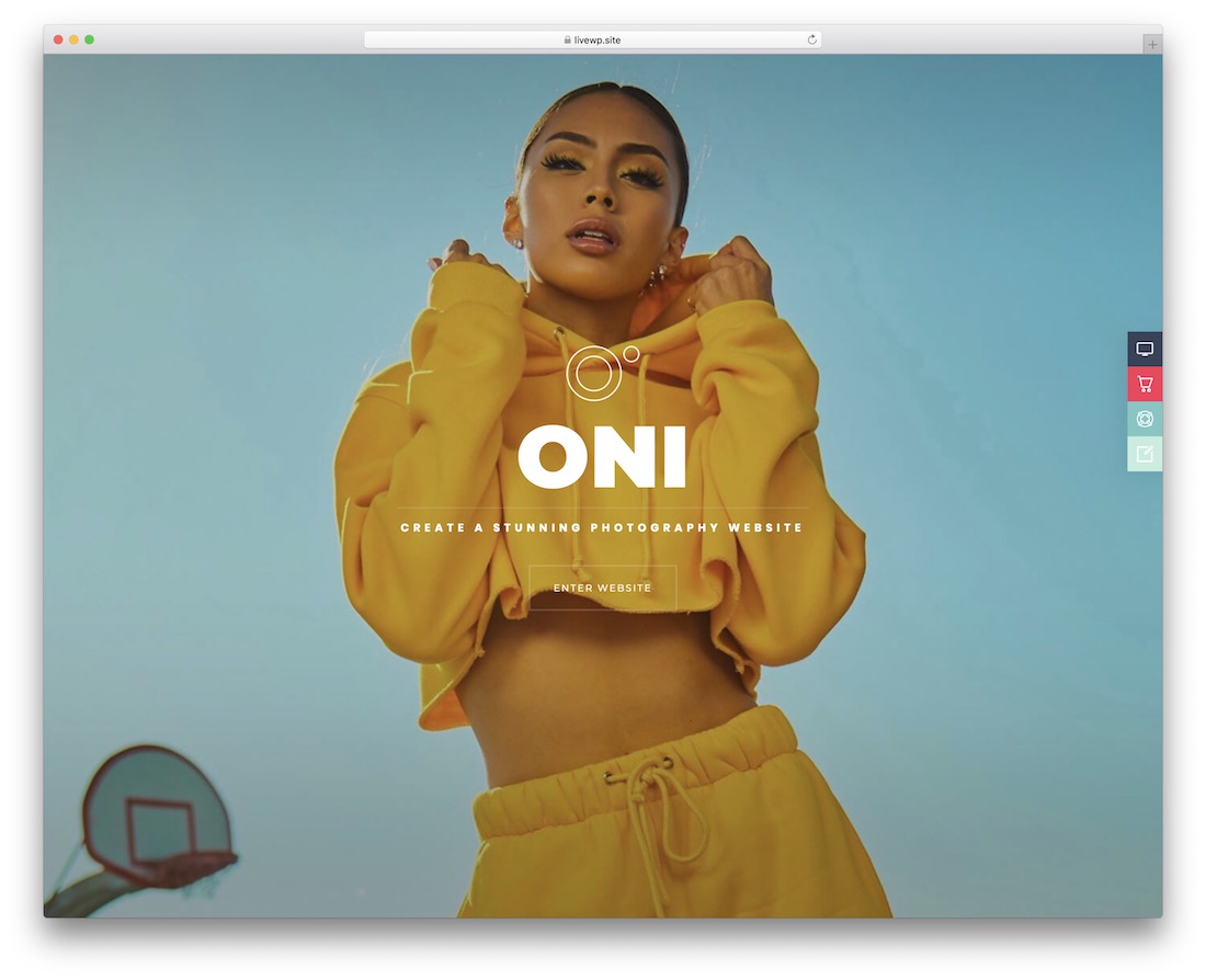 tema wordpress di condivisione foto oni