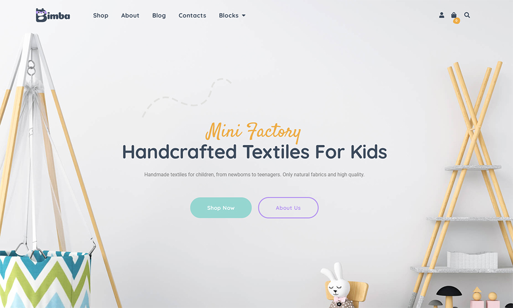 Bimbo - ธีม WooCommerce งานฝีมือและแฮนด์เมด