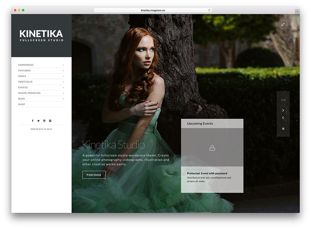 kinetika-vertical-navugation-wordpress-theme