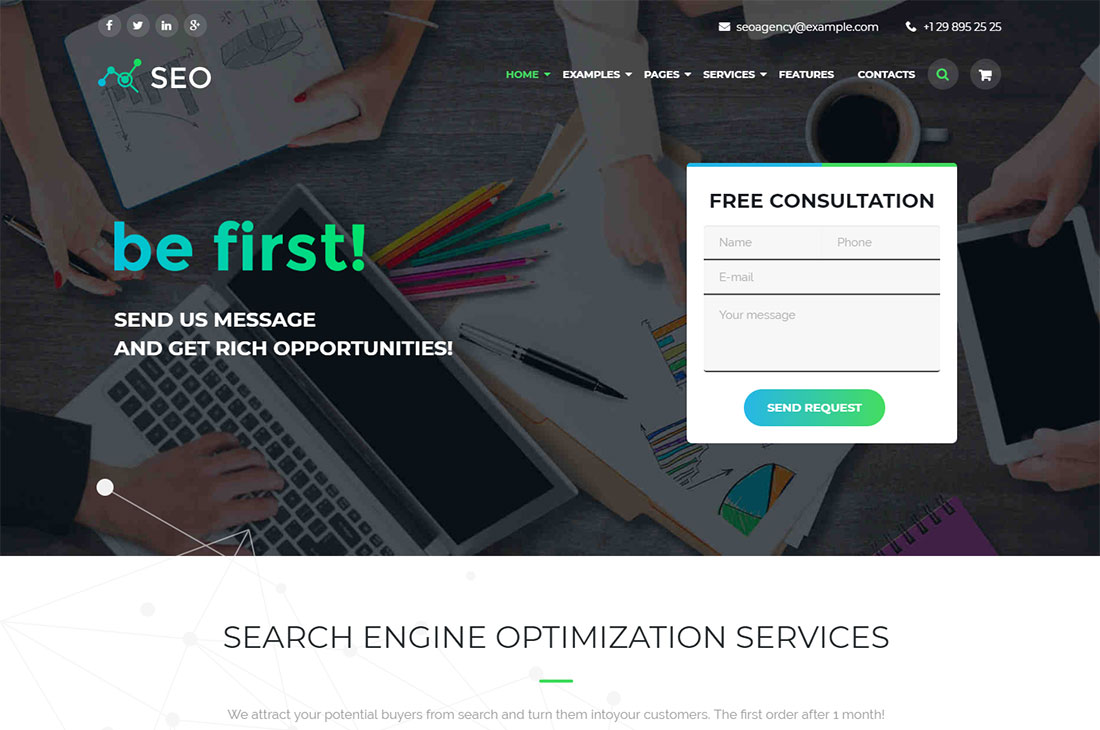 Il tema WordPress per la generazione di lead SEO