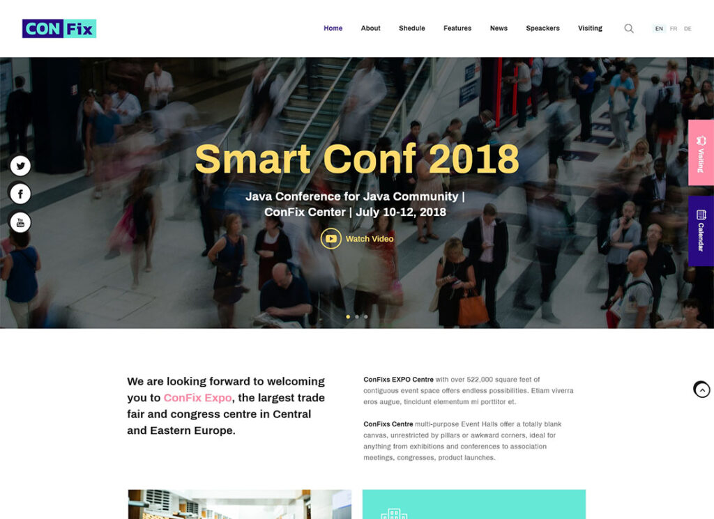 ConFix | Tema WordPress de Expo e Eventos