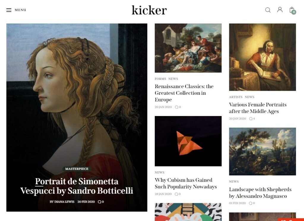 Kicker | Tema WordPress da Revista Blog Multiuso