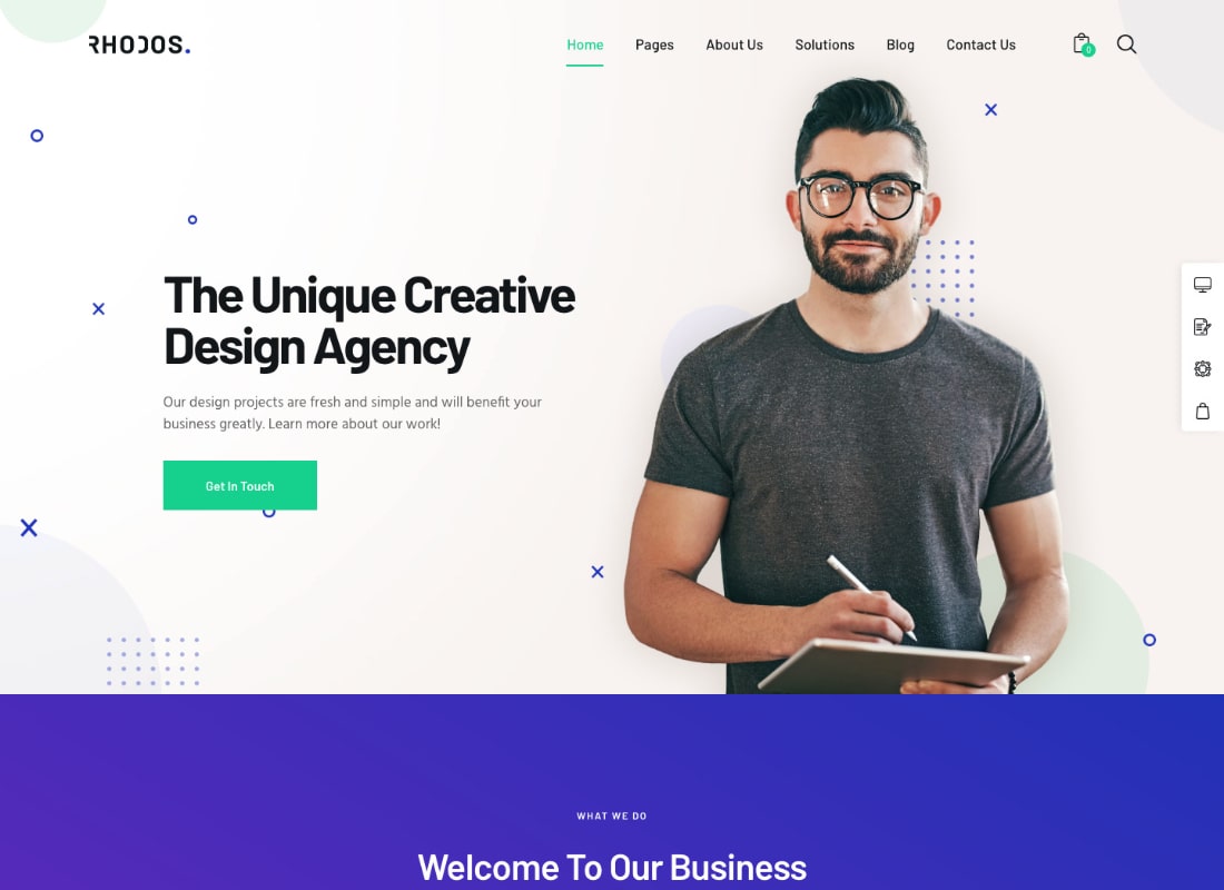 โรดอส | ธีม WordPress อเนกประสงค์ขนาดมหึมาสำหรับธุรกิจและผลงาน