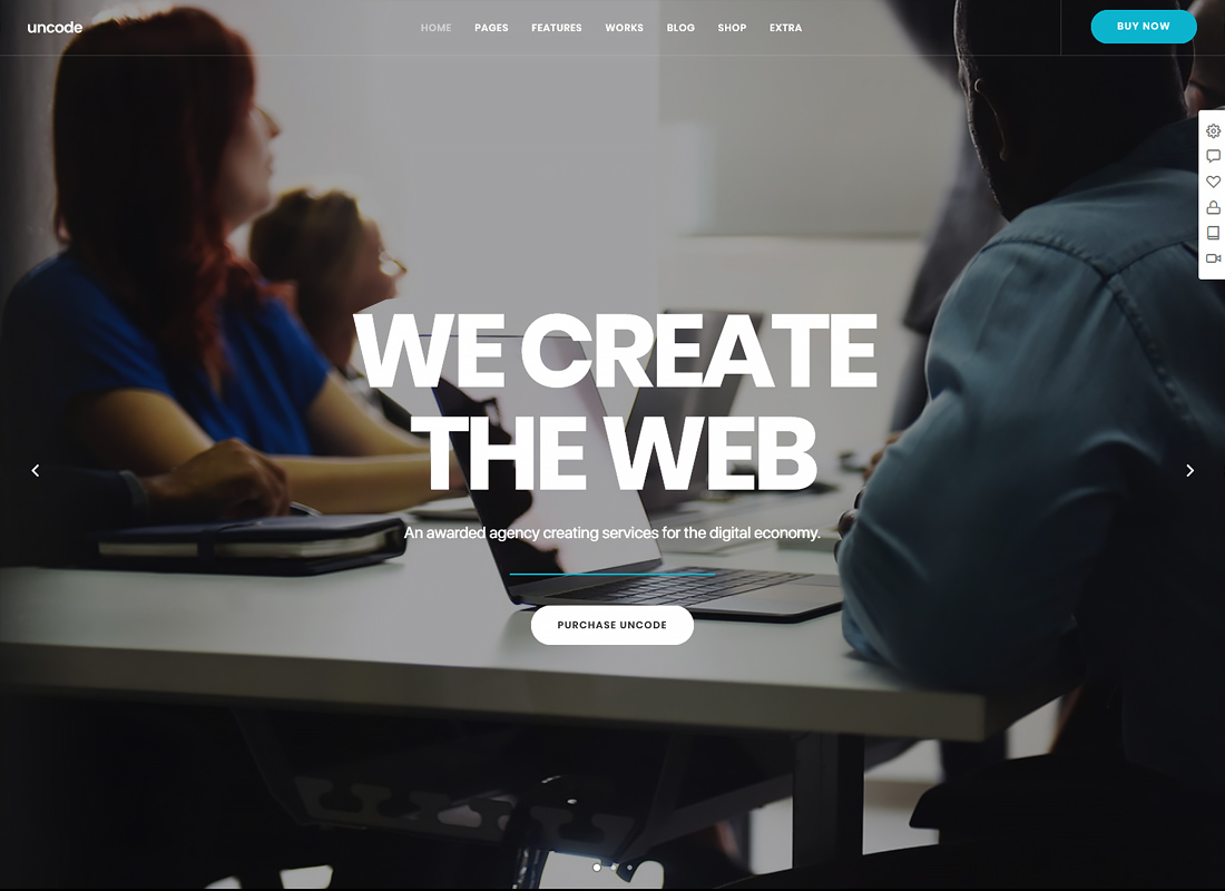 Uncode - Creative Multiuse WordPress 主題