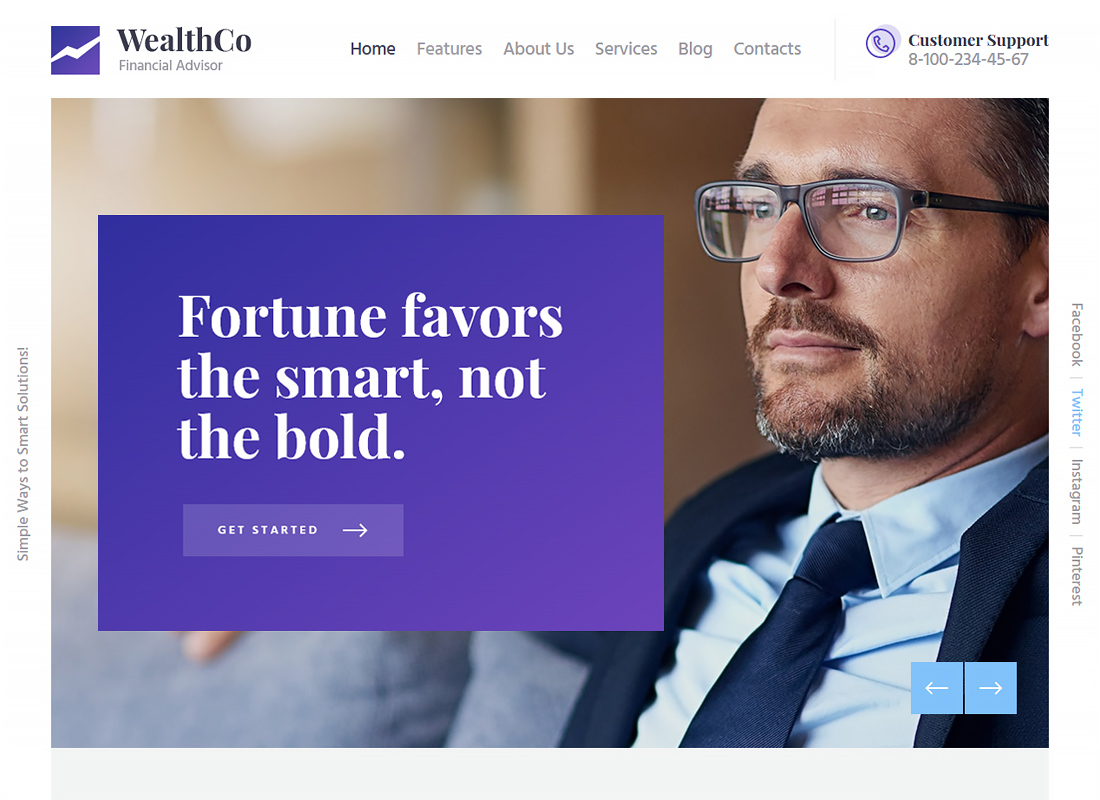 WealthCo - 商業和財務諮詢 WordPress 主題