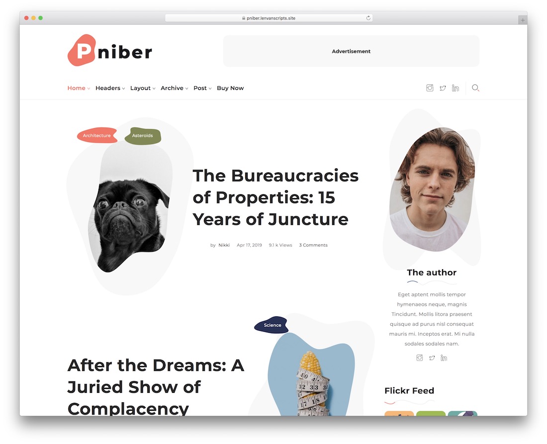 ธีม wordpress สไตล์ pniber tumblr