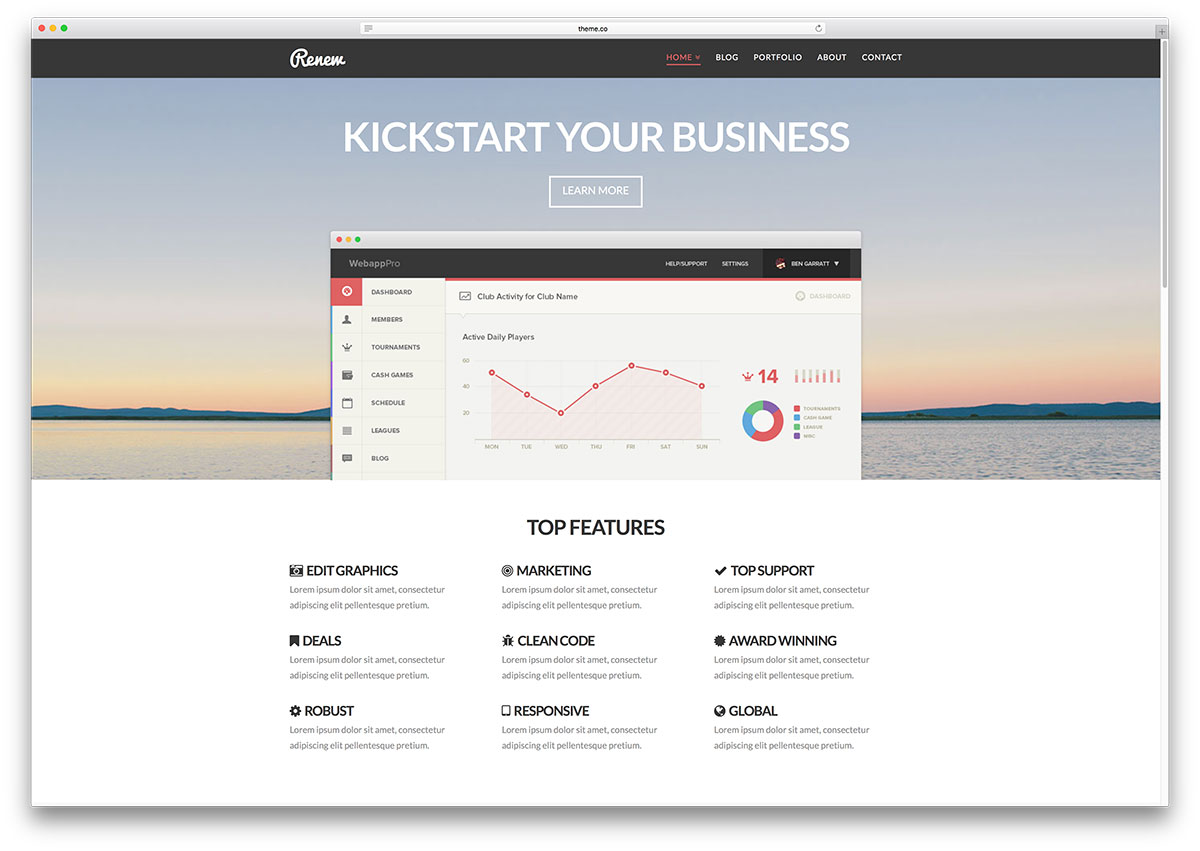 x-theme-app- الهبوط-الصفحة-theme-for-wordpress