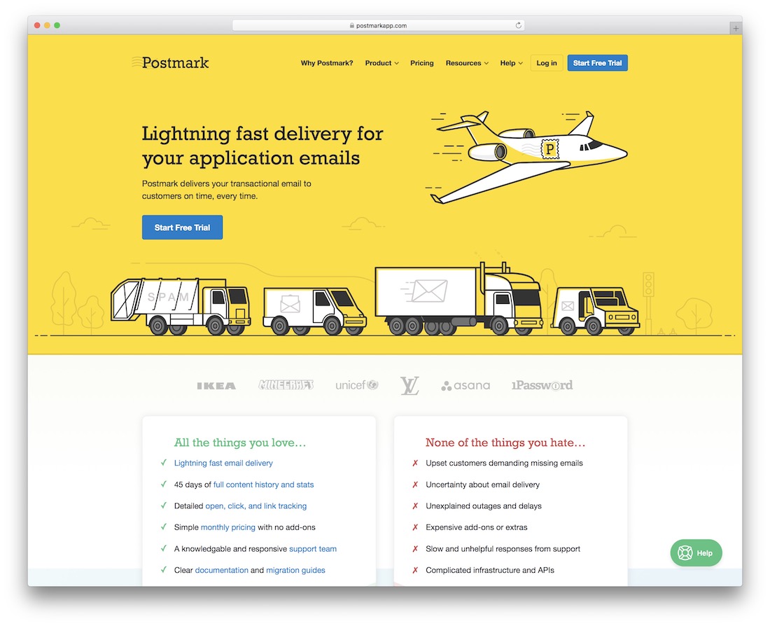 plate-forme de courrier électronique pour les applications