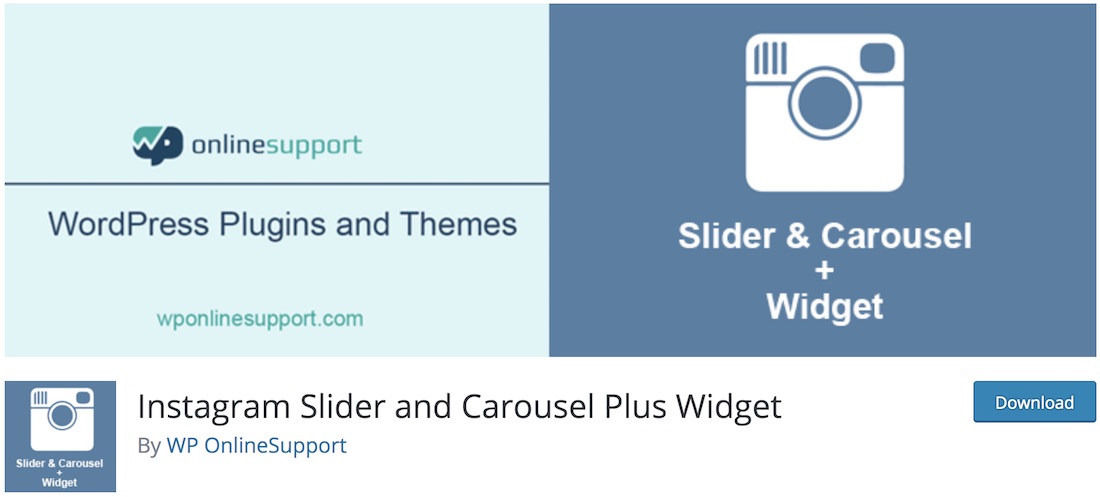 instagram slider e carosello più widget