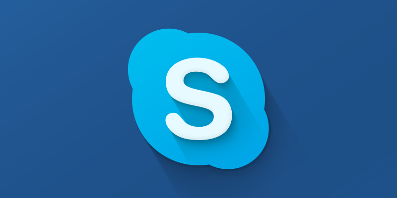 إعادة تصميم شعار Skype
