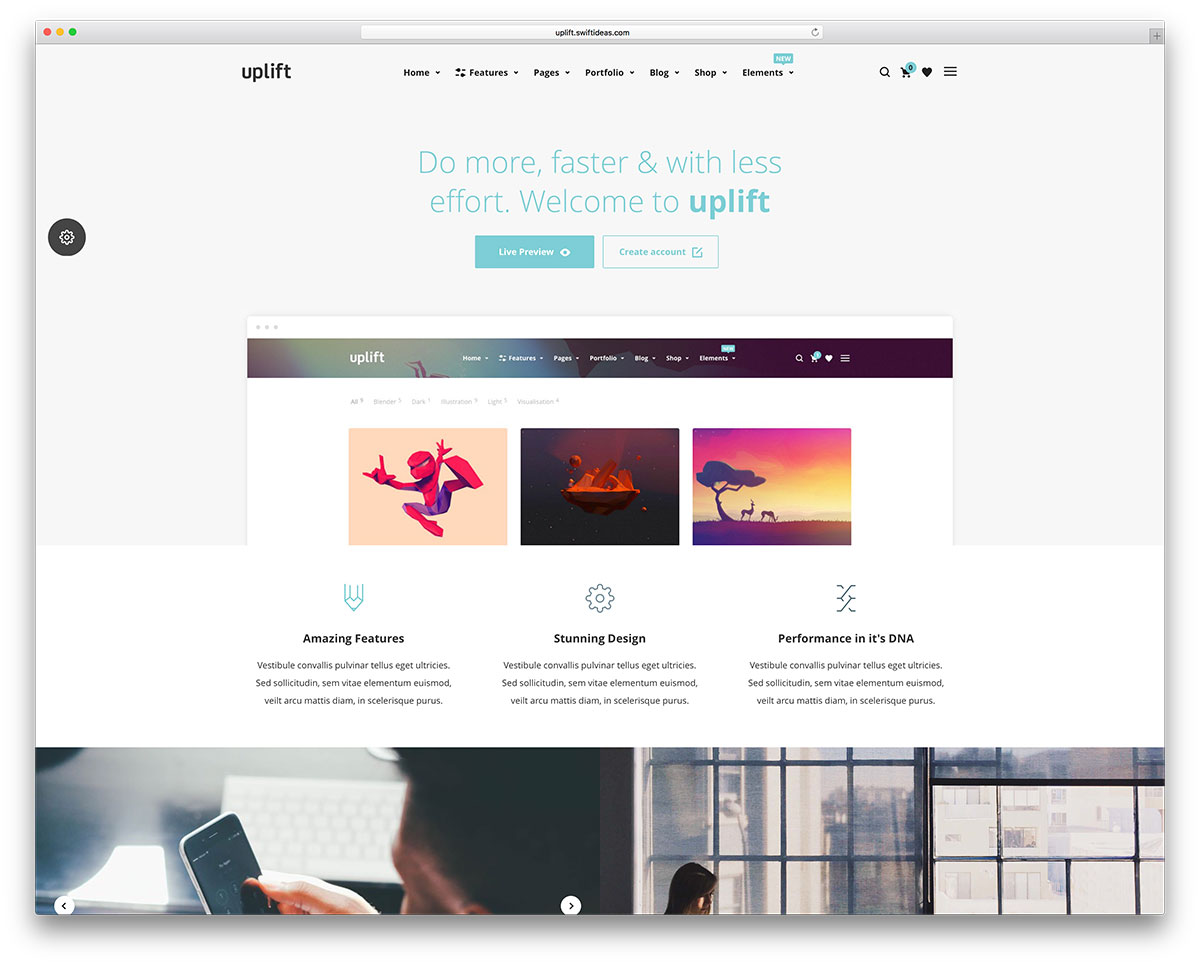 uplfit-tech-startup-website-模板